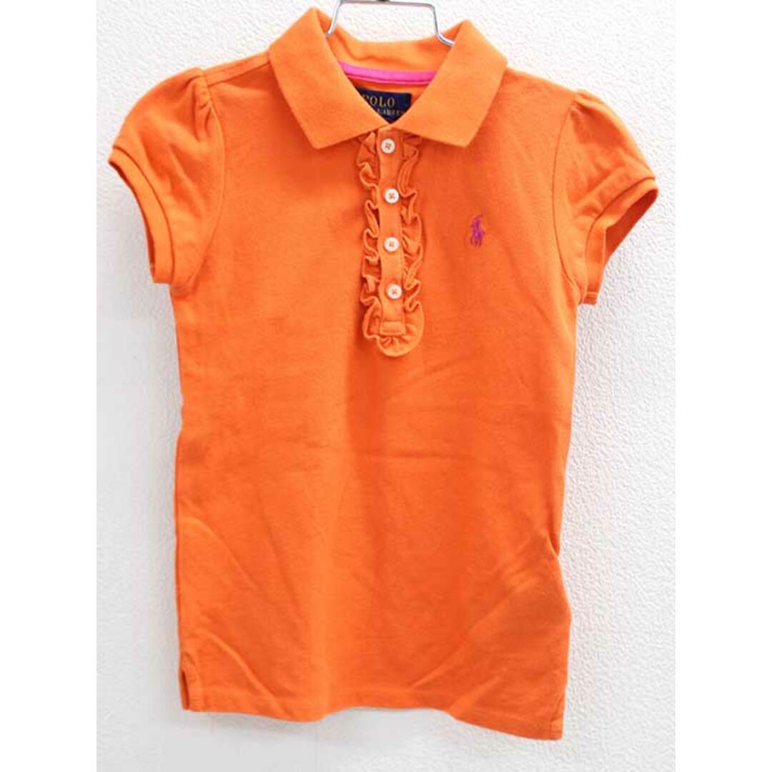 Ralph Lauren(ラルフローレン)の◇ラルフローレン/Ralph Lauren◇120cm 半袖ポロシャツ オレンジ【中古】子供服 キッズ kids 女の子 夏 826032 tops キッズ/ベビー/マタニティのベビー服(~85cm)(その他)の商品写真