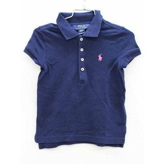 ラルフローレン(Ralph Lauren)の▽ラルフローレン/Ralph Lauren▽110cm 半袖ポロシャツ 紺【中古】子供服 キッズ kids 女の子 夏 036032 tops(その他)