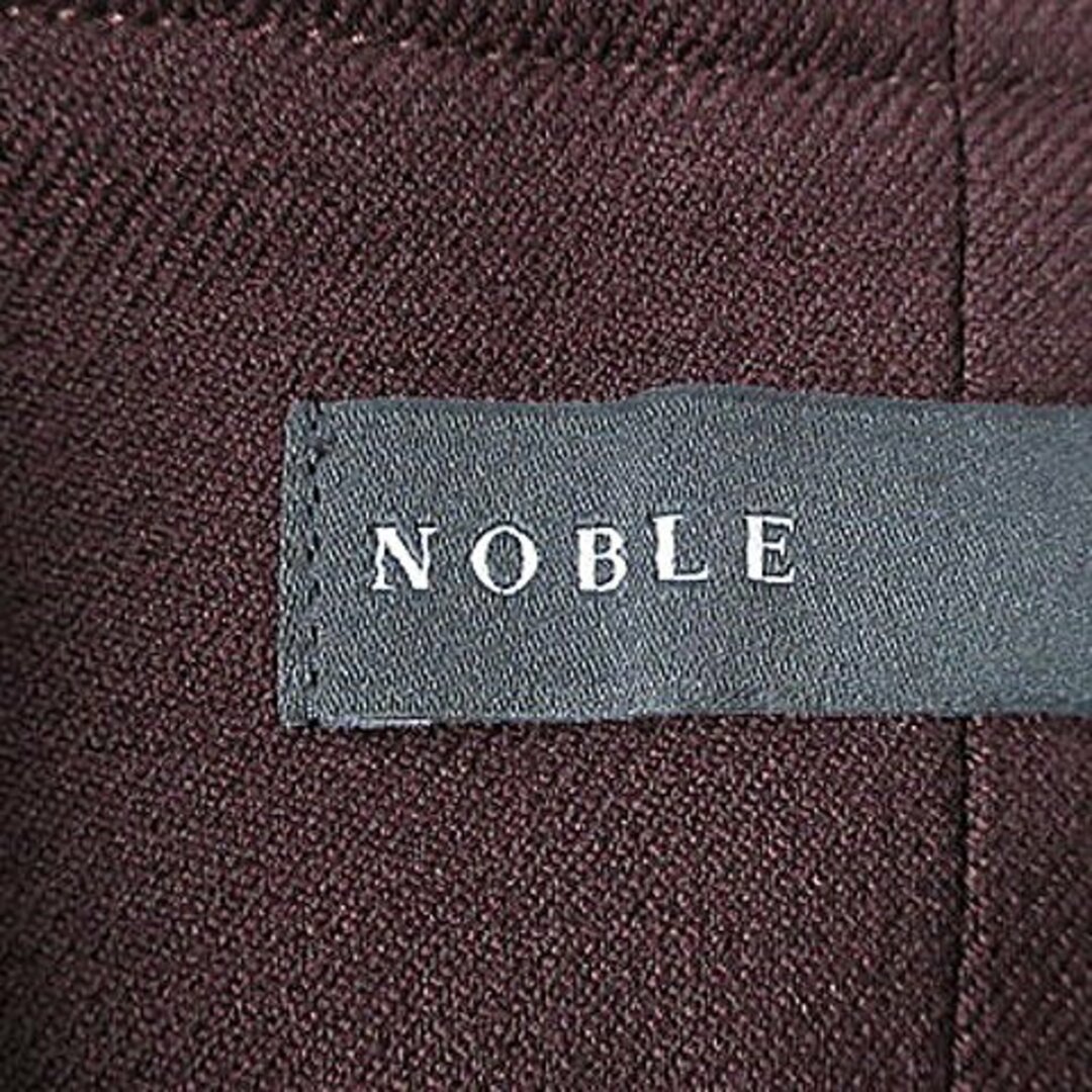 Noble(ノーブル)のノーブル スカート タイト ロング ジップアップ スリット 34 茶 ボトムス レディースのスカート(ロングスカート)の商品写真