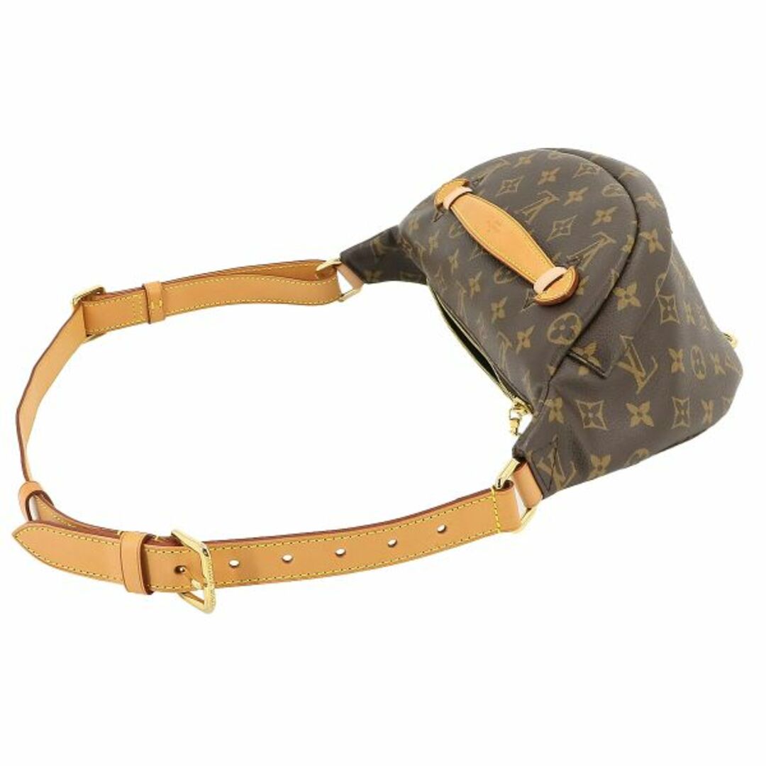 LOUIS VUITTON(ルイヴィトン)のルイ ヴィトン LOUIS VUITTON モノグラム バムバッグ ボディ バッグ ブラウン M43644 RFID ゴールド 金具 VLP 90226240 メンズのバッグ(ボディーバッグ)の商品写真