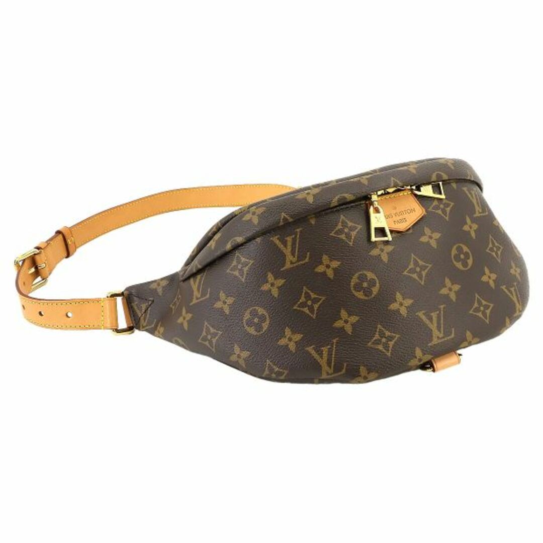 LOUIS VUITTON(ルイヴィトン)のルイ ヴィトン LOUIS VUITTON モノグラム バムバッグ ボディ バッグ ブラウン M43644 RFID ゴールド 金具 VLP 90226240 メンズのバッグ(ボディーバッグ)の商品写真