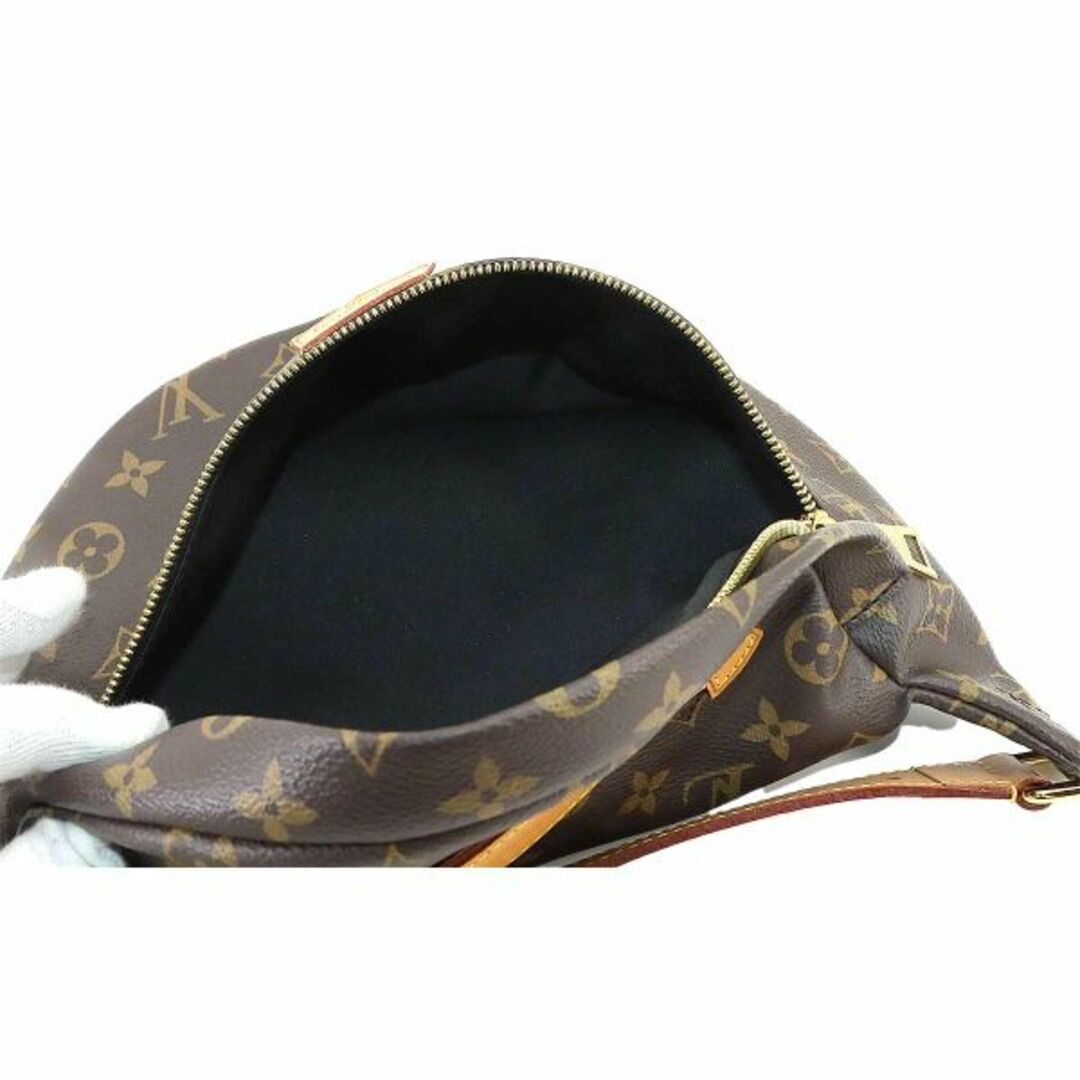 LOUIS VUITTON(ルイヴィトン)のルイ ヴィトン LOUIS VUITTON モノグラム バムバッグ ボディ バッグ ブラウン M43644 RFID ゴールド 金具 VLP 90226240 メンズのバッグ(ボディーバッグ)の商品写真