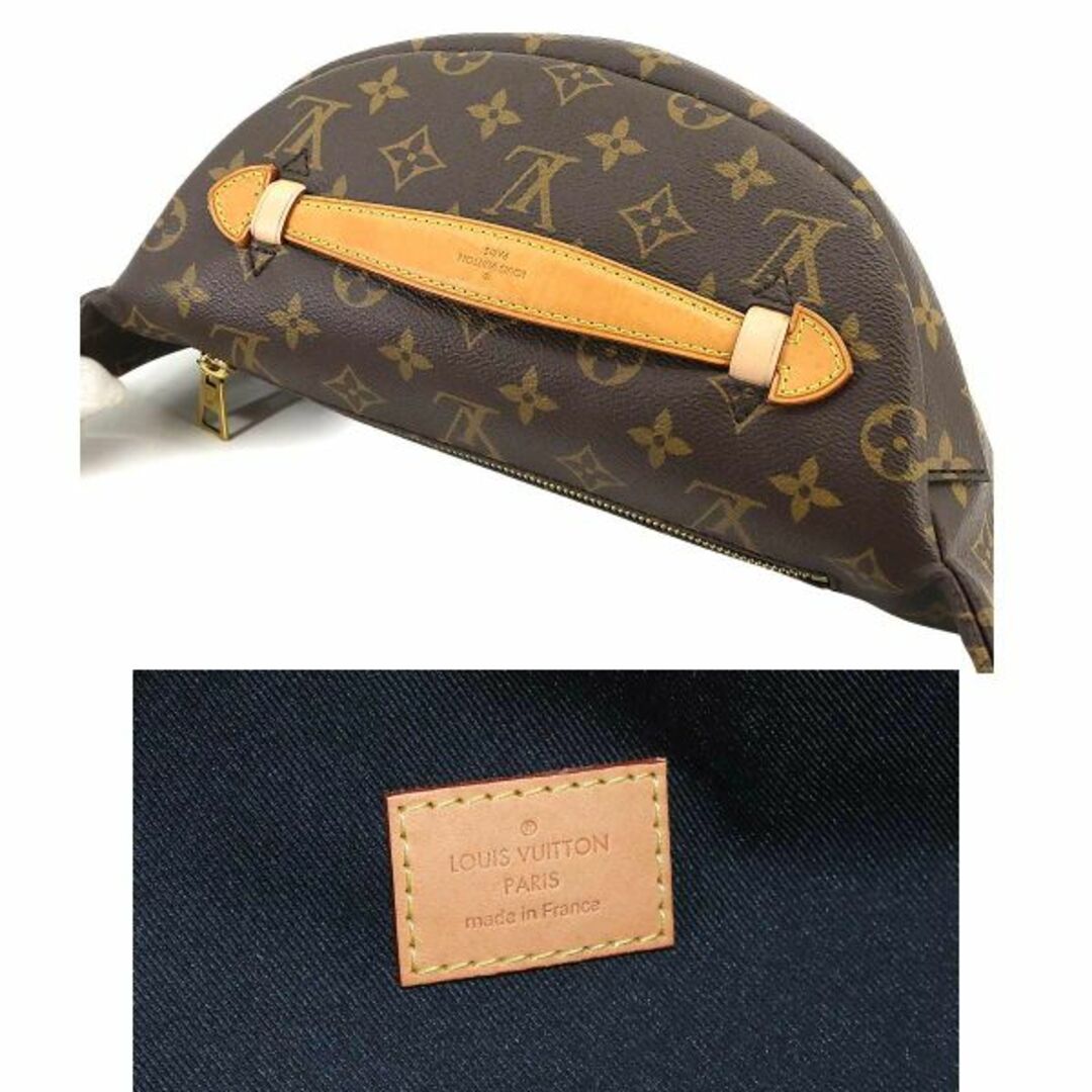 LOUIS VUITTON(ルイヴィトン)のルイ ヴィトン LOUIS VUITTON モノグラム バムバッグ ボディ バッグ ブラウン M43644 RFID ゴールド 金具 VLP 90226240 メンズのバッグ(ボディーバッグ)の商品写真