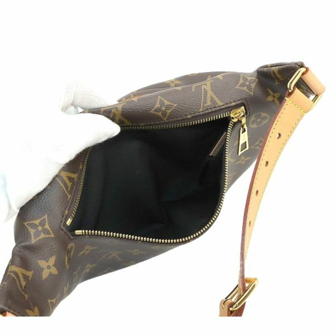 LOUIS VUITTON(ルイヴィトン)のルイ ヴィトン LOUIS VUITTON モノグラム バムバッグ ボディ バッグ ブラウン M43644 RFID ゴールド 金具 VLP 90226240 メンズのバッグ(ボディーバッグ)の商品写真