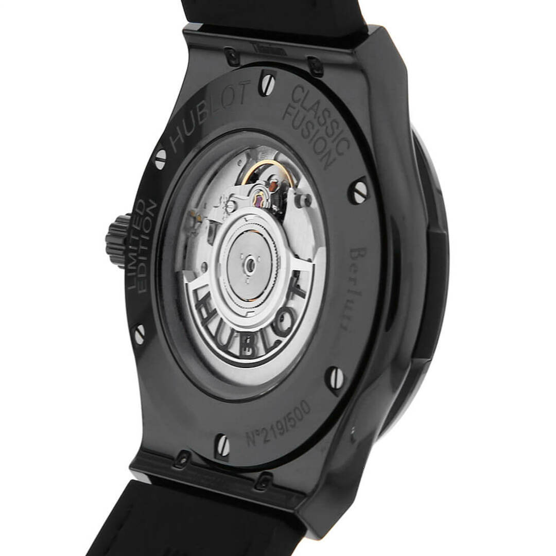 HUBLOT(ウブロ)のウブロ クラシックフュージョン ベルルッティ オールブラック 511.CM.0500.VR.BER16 メンズ 中古 腕時計 メンズの時計(腕時計(アナログ))の商品写真