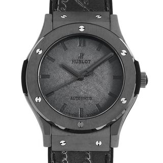 HUBLOT - ウブロ クラシックフュージョン ベルルッティ オールブラック 511.CM.0500.VR.BER16 メンズ 中古 腕時計