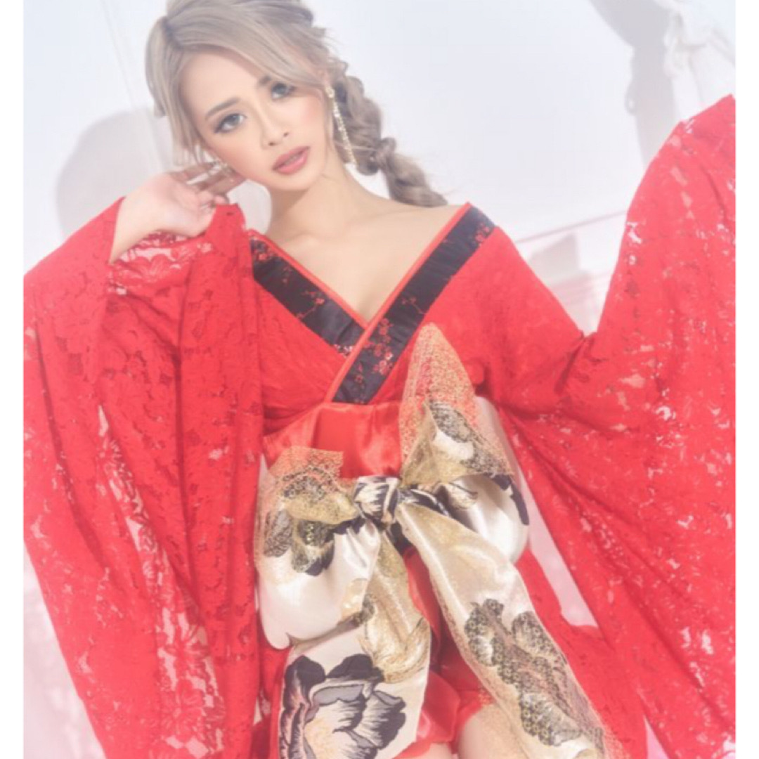 新品タグ付き ラブリッチ花魁ドレス レッド コスプレの通販 by れい 新品タグ付き ラブリッチ花魁ドレス レッド コスプレの通販 by れい