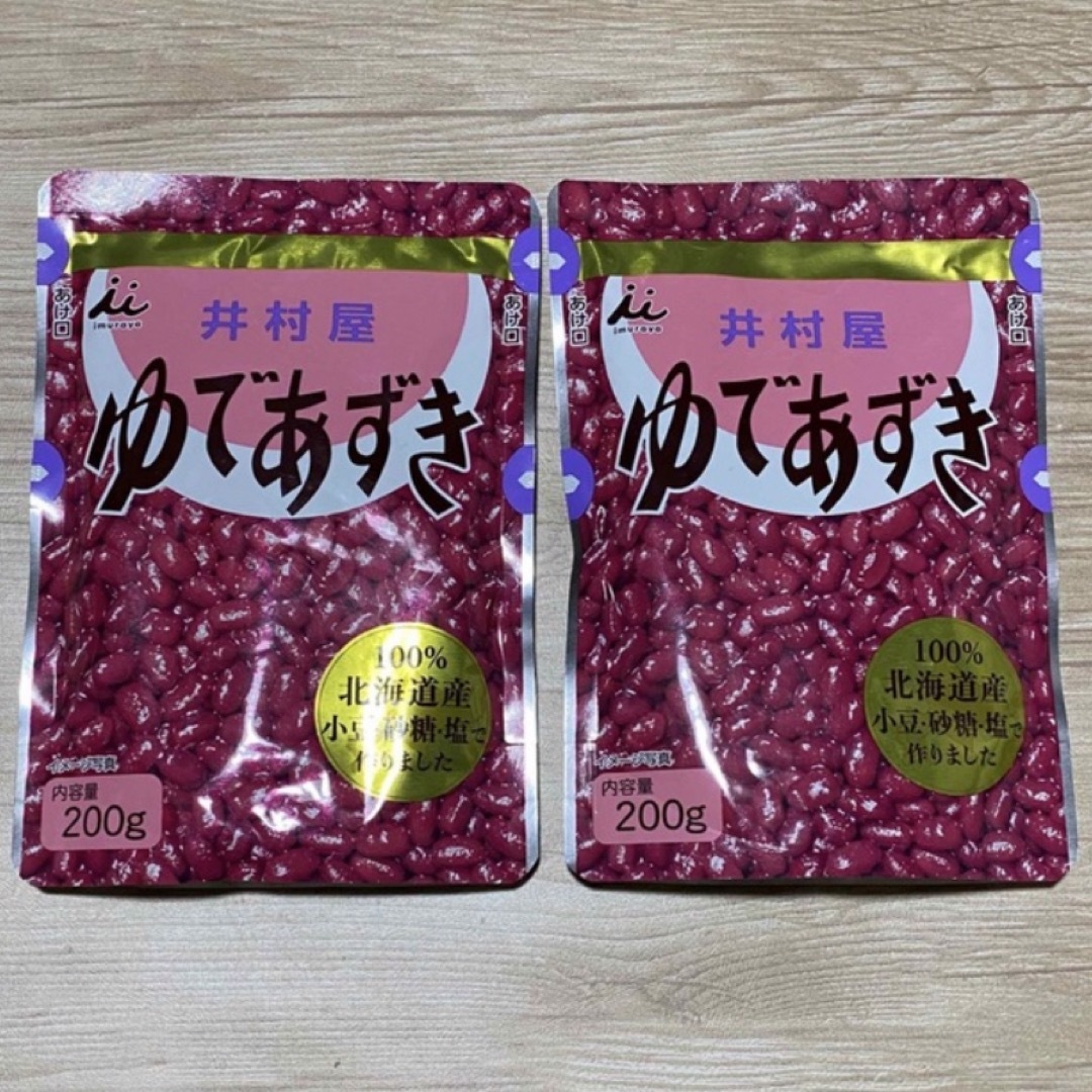 井村屋(イムラヤ)の井村屋 ゆであずき 400g (200g*2袋) 北海道産 食品/飲料/酒の食品(菓子/デザート)の商品写真