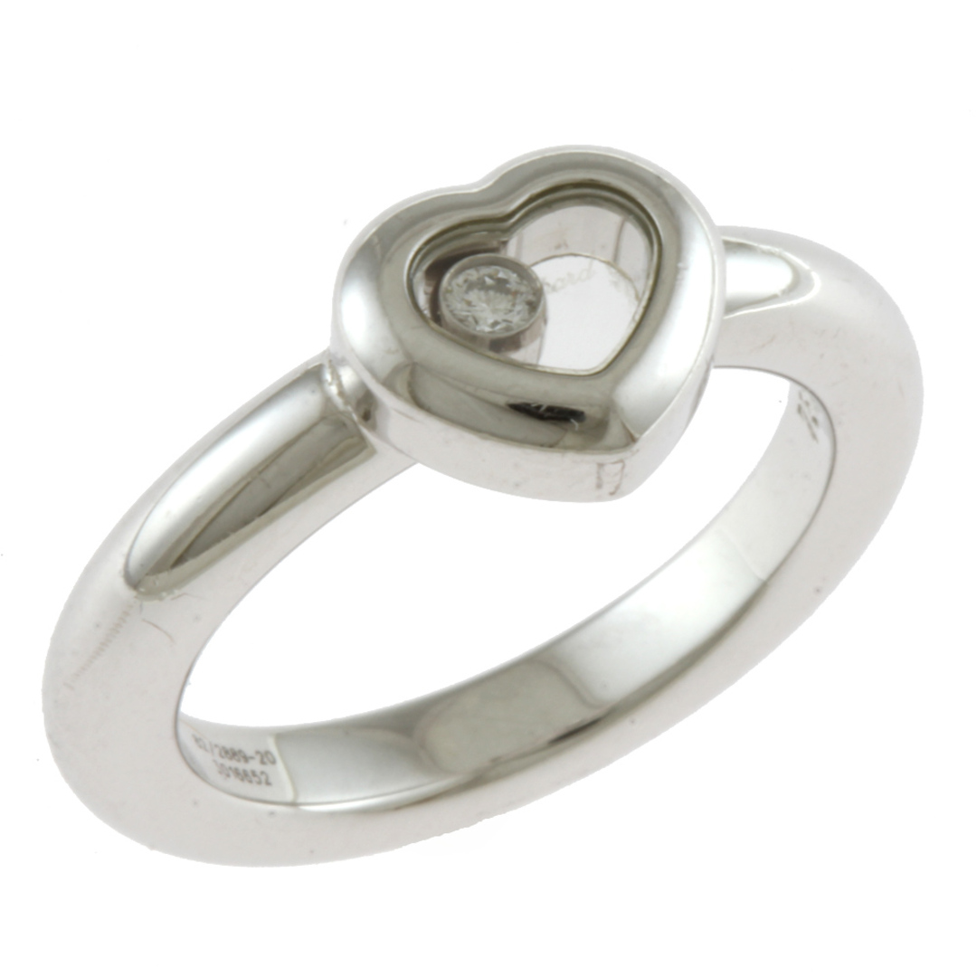 Chopard(ショパール)のショパール ハッピーダイヤモンド リング 指輪 10.5号 18金 K18ホワイトゴールド ダイヤモンド レディース Chopard  中古 レディースのアクセサリー(リング(指輪))の商品写真