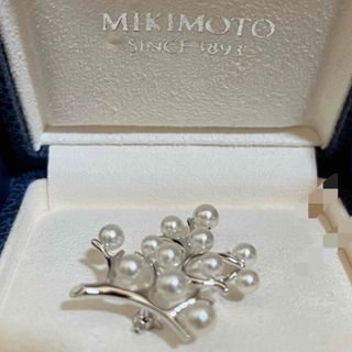 MIKIMOTO - MIKIMOTO ミキモト　幸福の木　パールブローチ