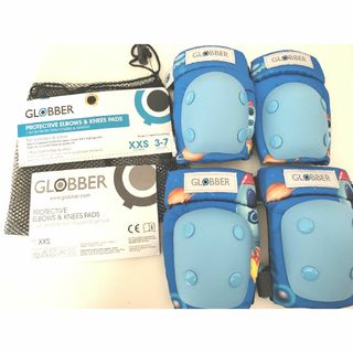 グロッバー(GLOBBER)のGLOBBER グロッバー キッズ プロテクター XXS ブルー ロケット W…(スケートボード)