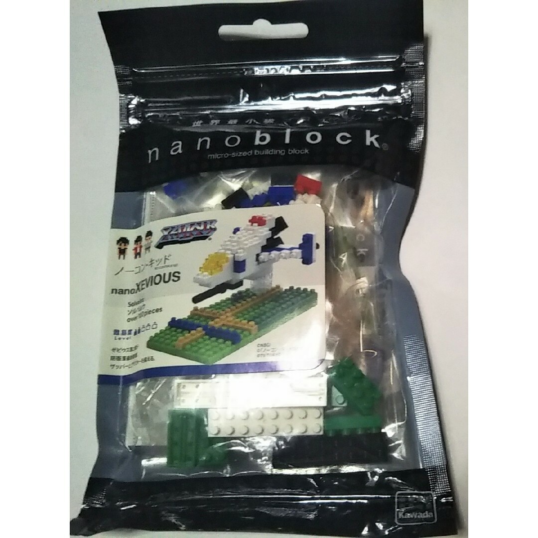 Kawada(カワダ)の未開封　ナノブロック nanoblock　ソルバルウ　ゼビウス　ノーコンキッド エンタメ/ホビーのおもちゃ/ぬいぐるみ(模型/プラモデル)の商品写真