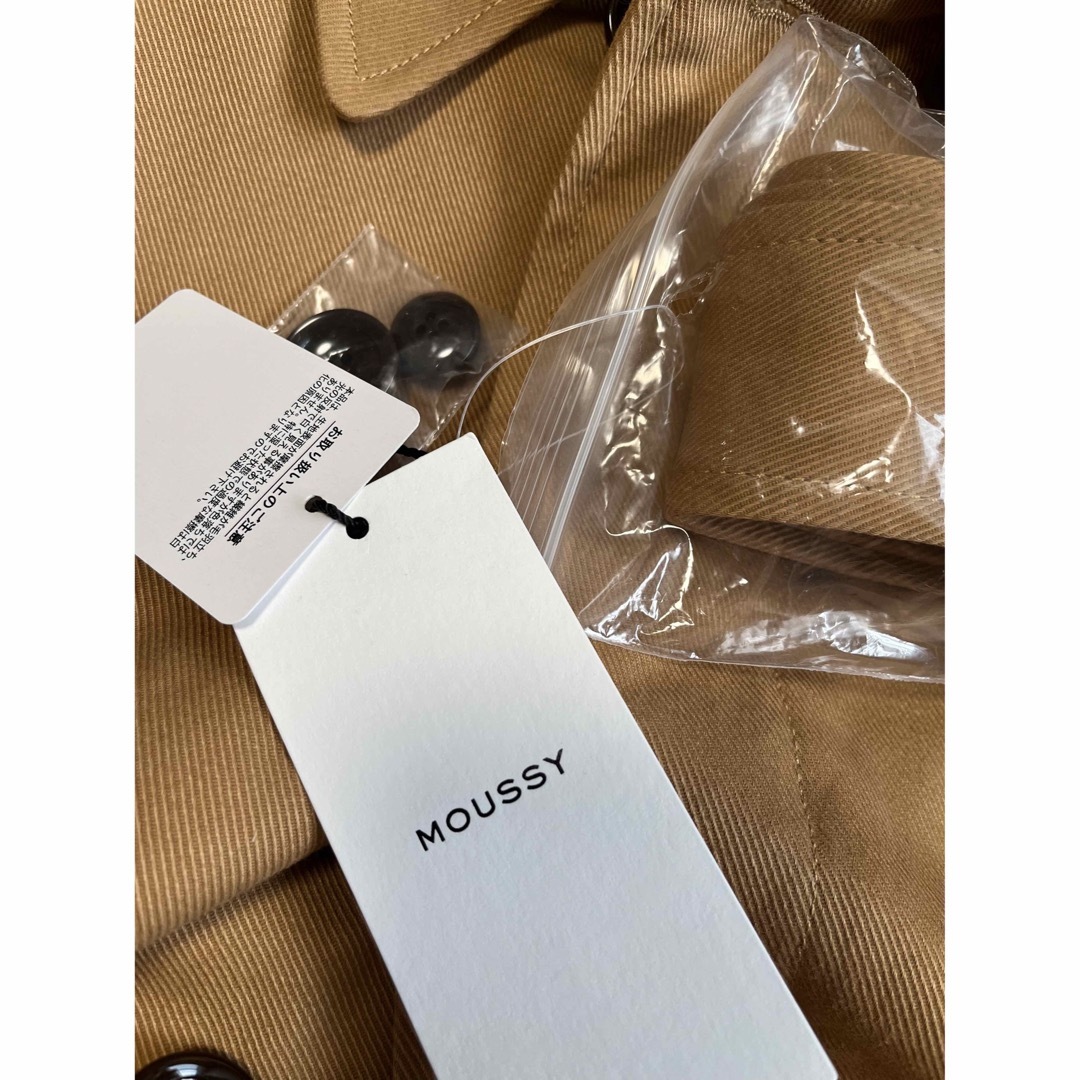 moussy(マウジー)のmoussy（マウジー）ロングコート　新品未使用 レディースのジャケット/アウター(ロングコート)の商品写真