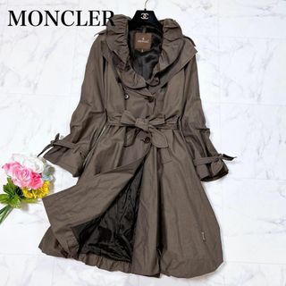 モンクレール(MONCLER)のMONCLER モンクレール イタリア製 ロングコート ブラウン(その他)