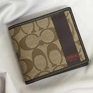 コーチ(COACH)のCOACH コーチ シグネチャー 二つ折り札入れ【7311-004】(折り財布)