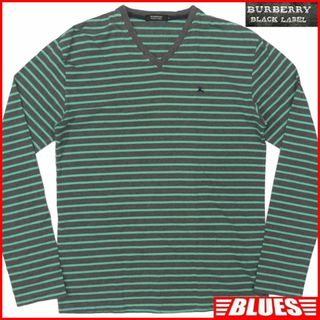 バーバリーブラックレーベル(BURBERRY BLACK LABEL)の廃盤 バーバリーブラックレーベル Tシャツ L ロンT カットソー TJ935(Tシャツ/カットソー(七分/長袖))