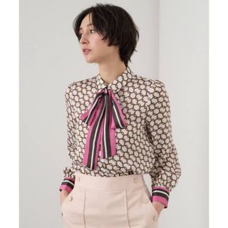 ANAYI - アナイ 22AW 強撚ボイルダブルラッフルブラウス 半袖 38 白 