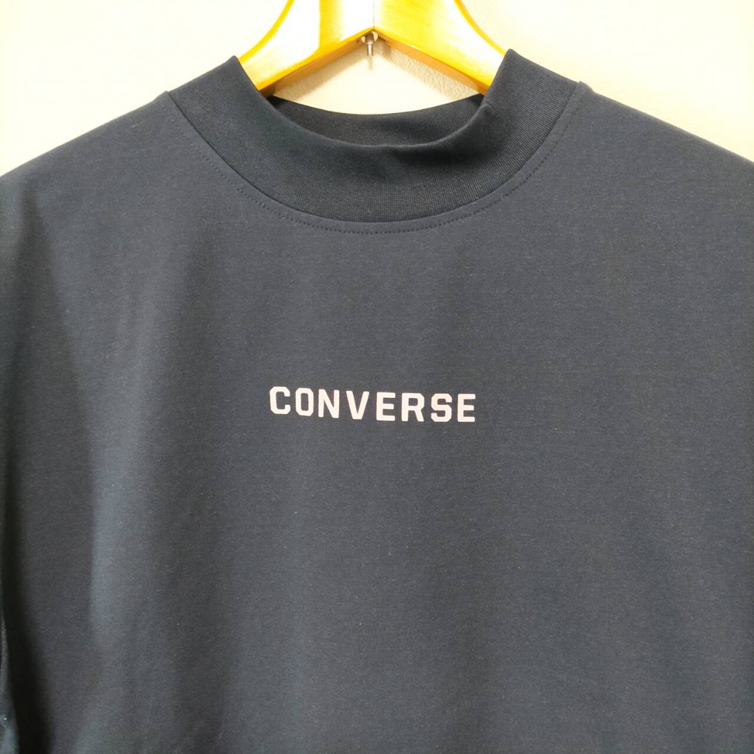 CONVERSE(コンバース)のconvere  Tシャツ　半袖　レディース　ネイビー　ピンク　Lサイズ メンズのトップス(Tシャツ/カットソー(半袖/袖なし))の商品写真