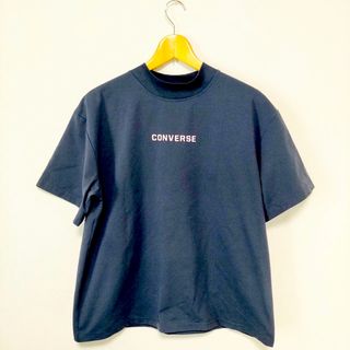 コンバース(CONVERSE)のconvere  Tシャツ　半袖　レディース　ネイビー　ピンク　Lサイズ(Tシャツ/カットソー(半袖/袖なし))