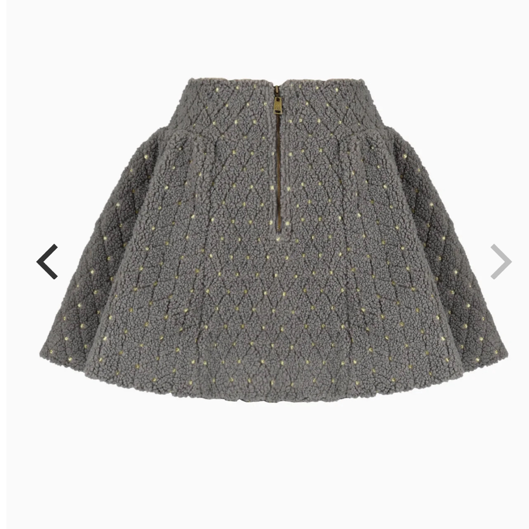 Bibiy Odette boa pleated skirt 新品　美品 レディースのスカート(ミニスカート)の商品写真