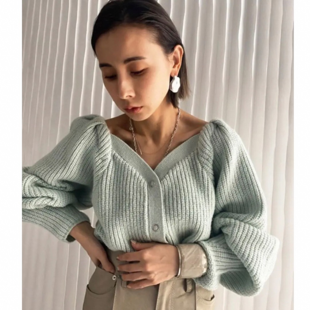 Ameri VINTAGE(アメリヴィンテージ)の2way puff cardigan レディースのトップス(カーディガン)の商品写真