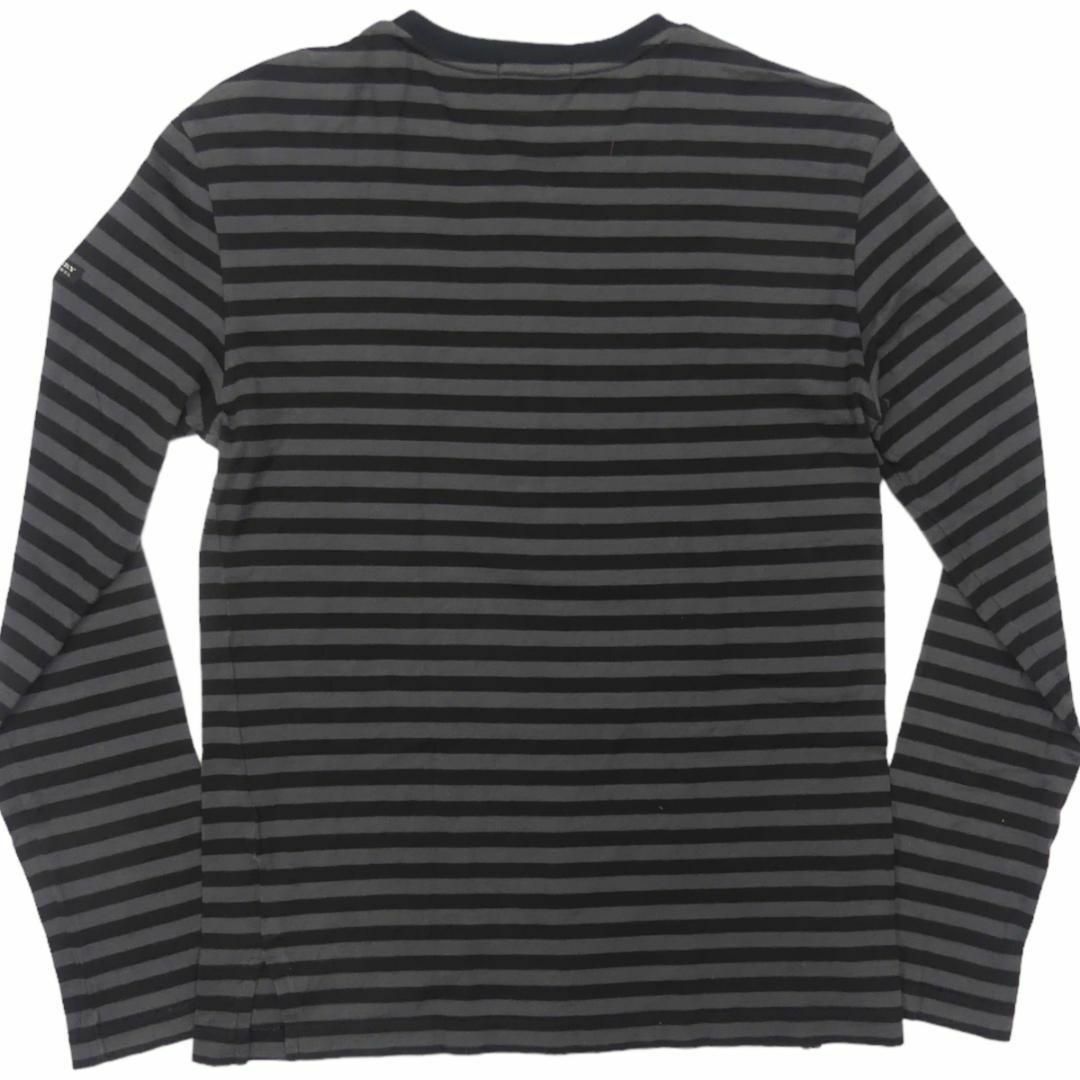 BURBERRY BLACK LABEL(バーバリーブラックレーベル)の廃盤 バーバリーブラックレーベル Tシャツ M ロンT カットソー 黒TJ932 メンズのトップス(Tシャツ/カットソー(七分/長袖))の商品写真