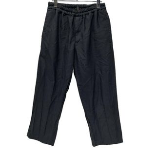 ブラックコムデギャルソン(BLACK COMME des GARCONS)のBLACK COMME des GARCONS 17SS ポリエステル縮絨テーパードイージーパンツ ウエストゴム ドローストリング AD2016 1S-P008(その他)