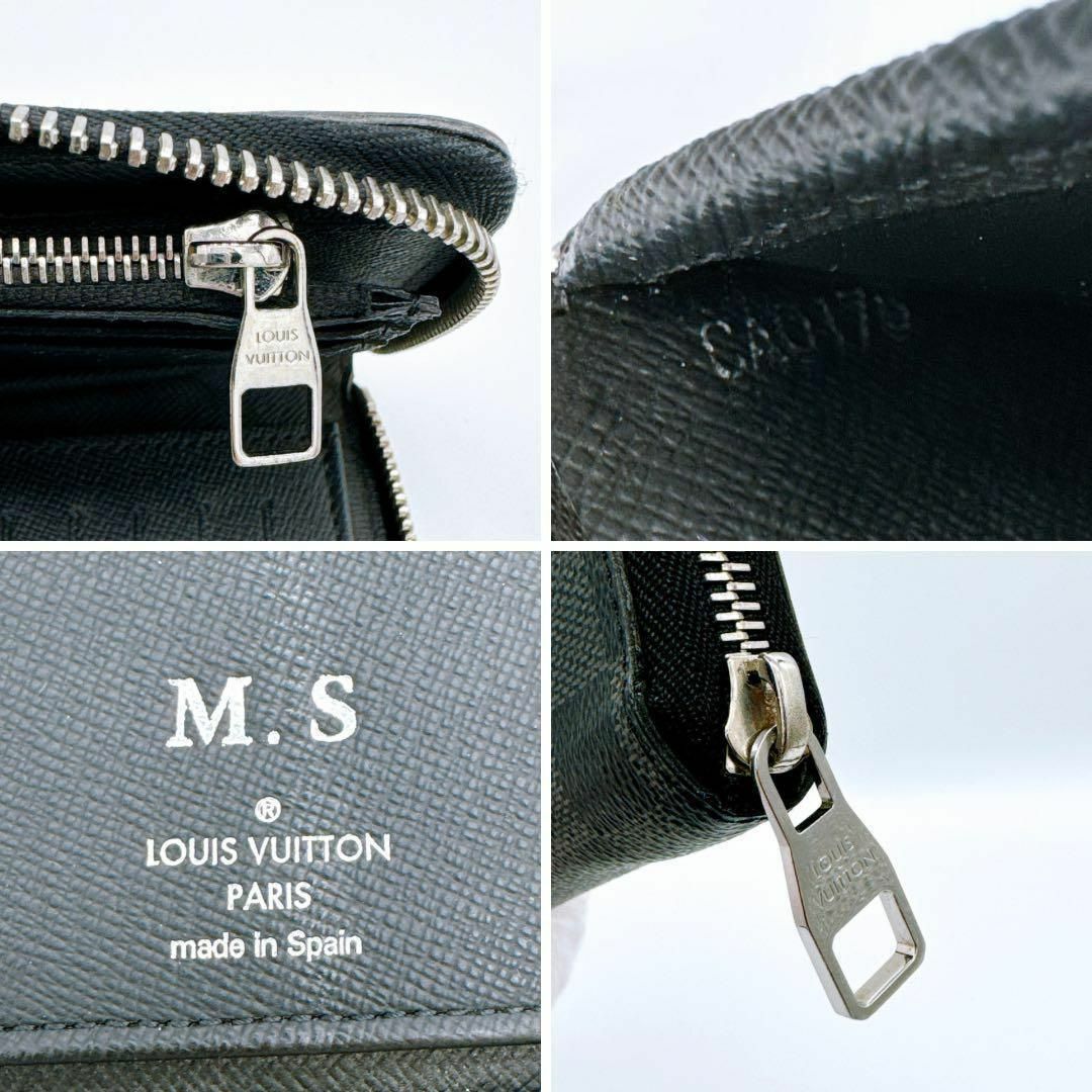 LOUIS VUITTON(ルイヴィトン)のルイヴィトン N63095 ダミエグラフィット ヴェルティカル ラウンドファスナ メンズのファッション小物(長財布)の商品写真