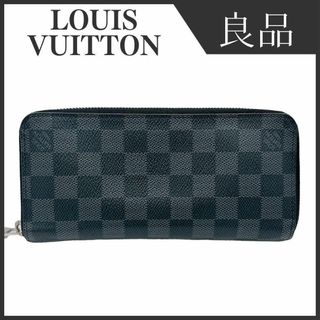 ルイヴィトン(LOUIS VUITTON)のルイヴィトン N63095 ダミエグラフィット ヴェルティカル ラウンドファスナ(長財布)