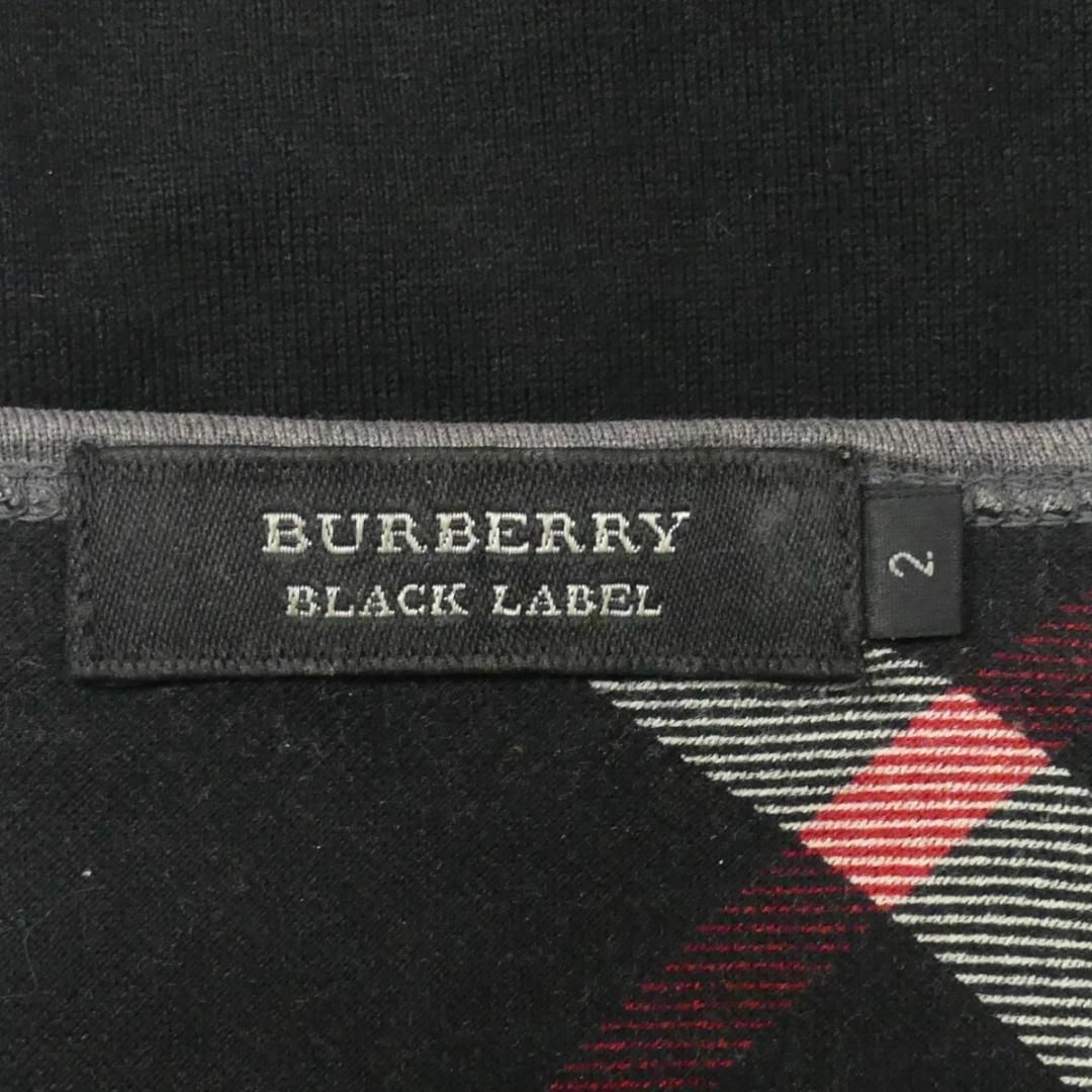 BURBERRY BLACK LABEL(バーバリーブラックレーベル)の廃盤 バーバリーブラックレーベル Tシャツ M ロンT ノバチェック TJ936 メンズのトップス(Tシャツ/カットソー(七分/長袖))の商品写真