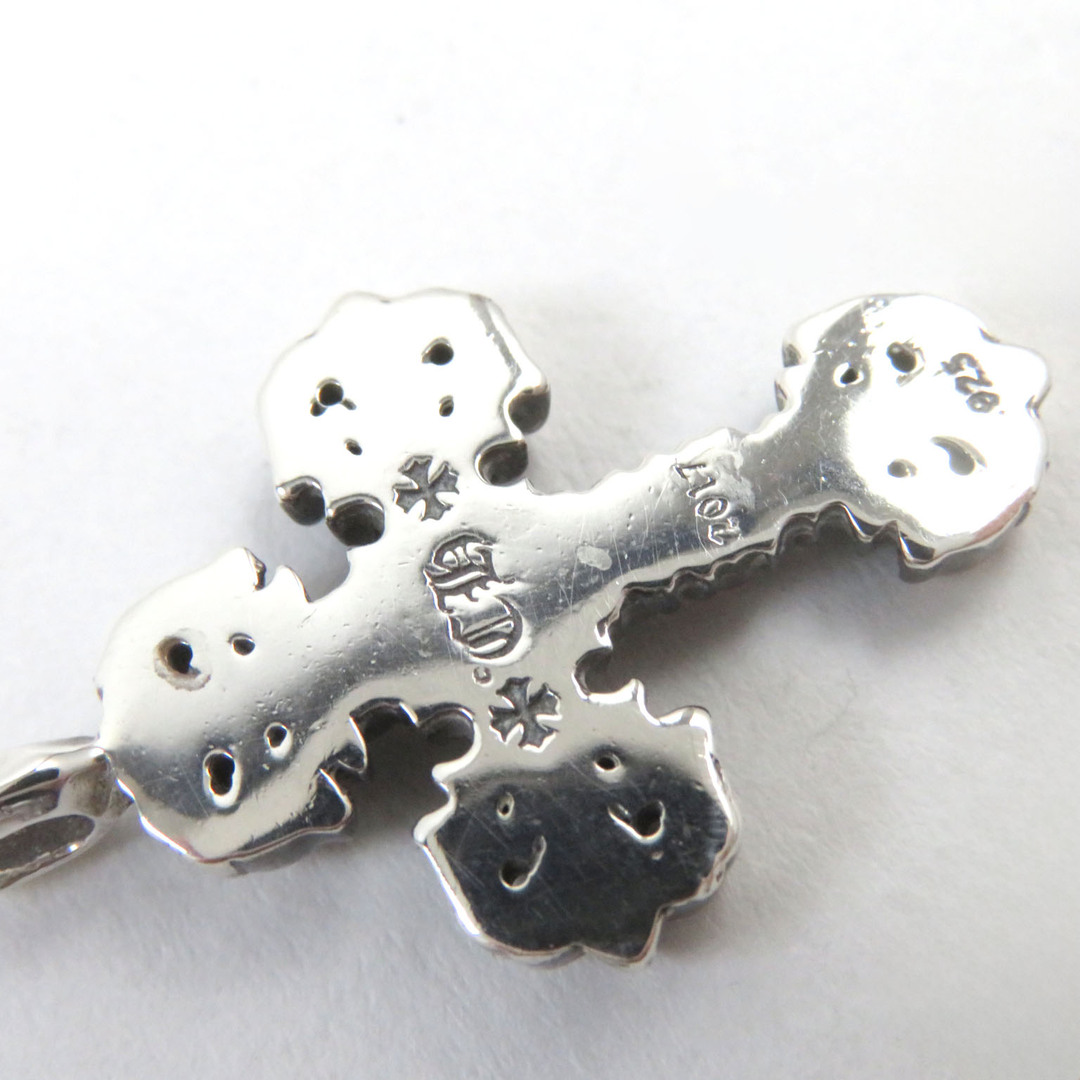 Chrome Hearts(クロムハーツ)の美品○CHROME HEARTS クロムハーツ TINY FILIGREE CHARM タイニーフィリグリーチャーム SV925 ロゴ刻印 ペンダントトップ/チャーム シルバー 重量5.0g メンズのアクセサリー(その他)の商品写真