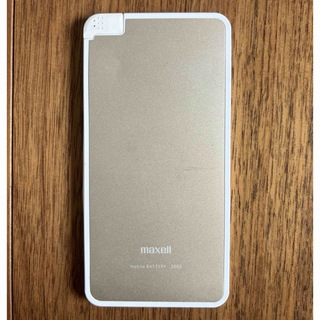 マクセル(maxell)のmaxell モバイルバッテリー　iPhone(バッテリー/充電器)