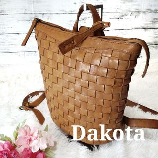 Dakota - 【大人気✨】Dakota ダコタ リュック 編み込み ブラウン イントレチャート