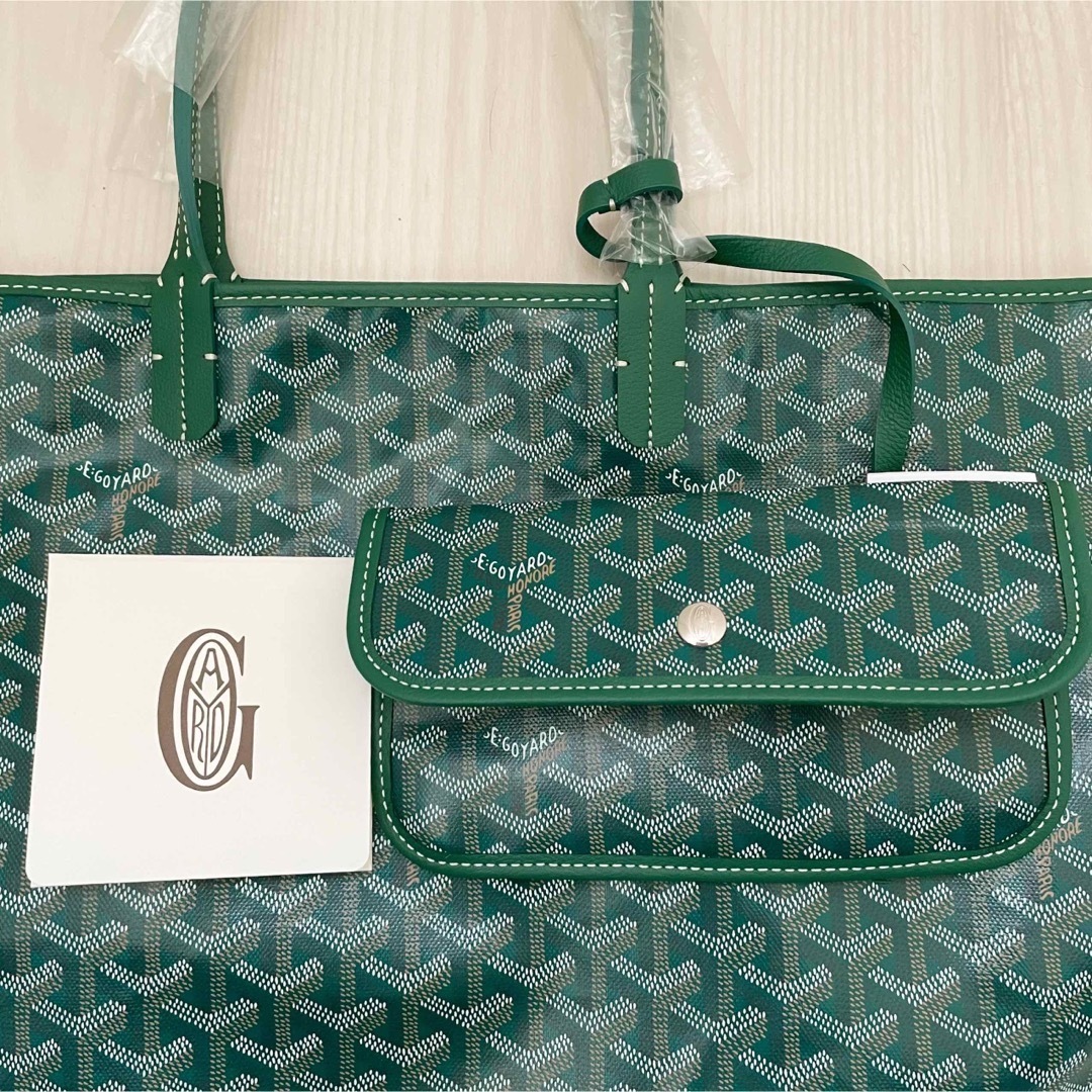 GOYARD(ゴヤール)のGOYARD サンルイ　PM グリーン　緑　新品　本物　ゴヤール　メンズ レディースのバッグ(トートバッグ)の商品写真