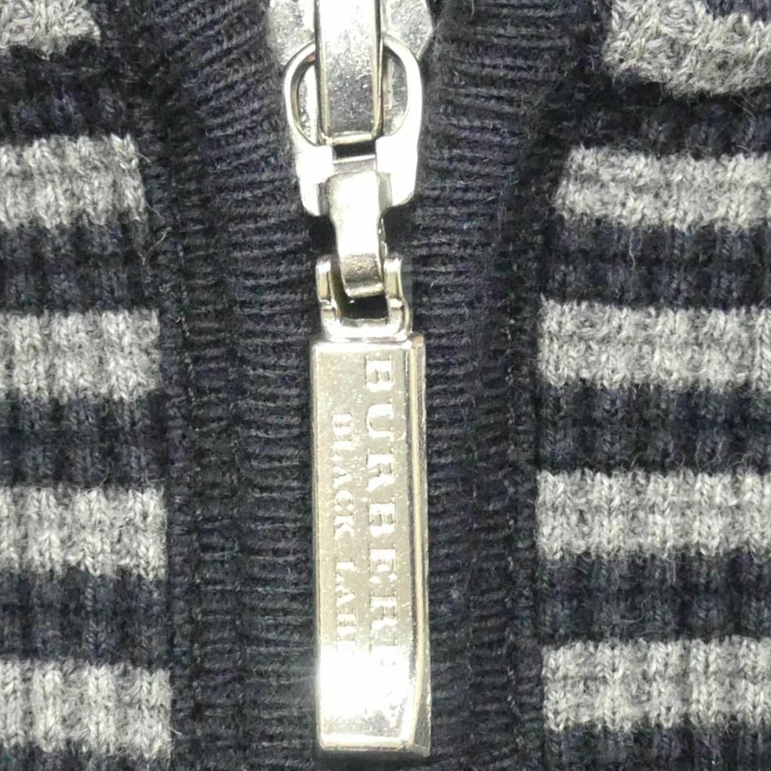 BURBERRY BLACK LABEL(バーバリーブラックレーベル)のバーバリーブラックレーベル スウェット パーカー フーディー 刺繍 黒TJ915 メンズのトップス(スウェット)の商品写真