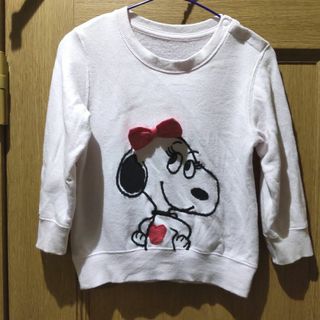 SNOOPY - スヌーピー　ベルのトレーナー　サイズ90　<395>