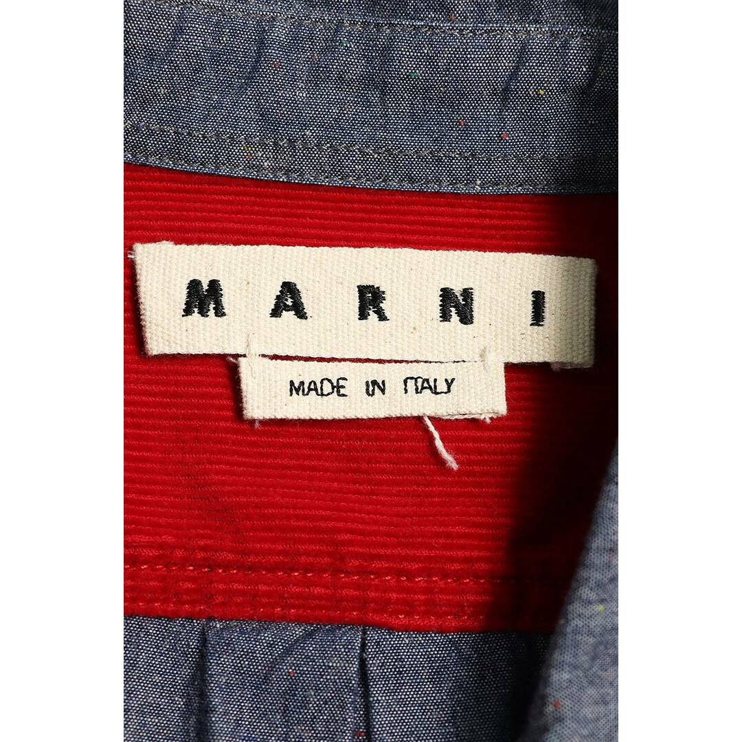 Marni(マルニ)のマルニ  20SS  CUJU0003Q0 コーデュロイ切替長袖シャツ メンズ 44 メンズのトップス(シャツ)の商品写真