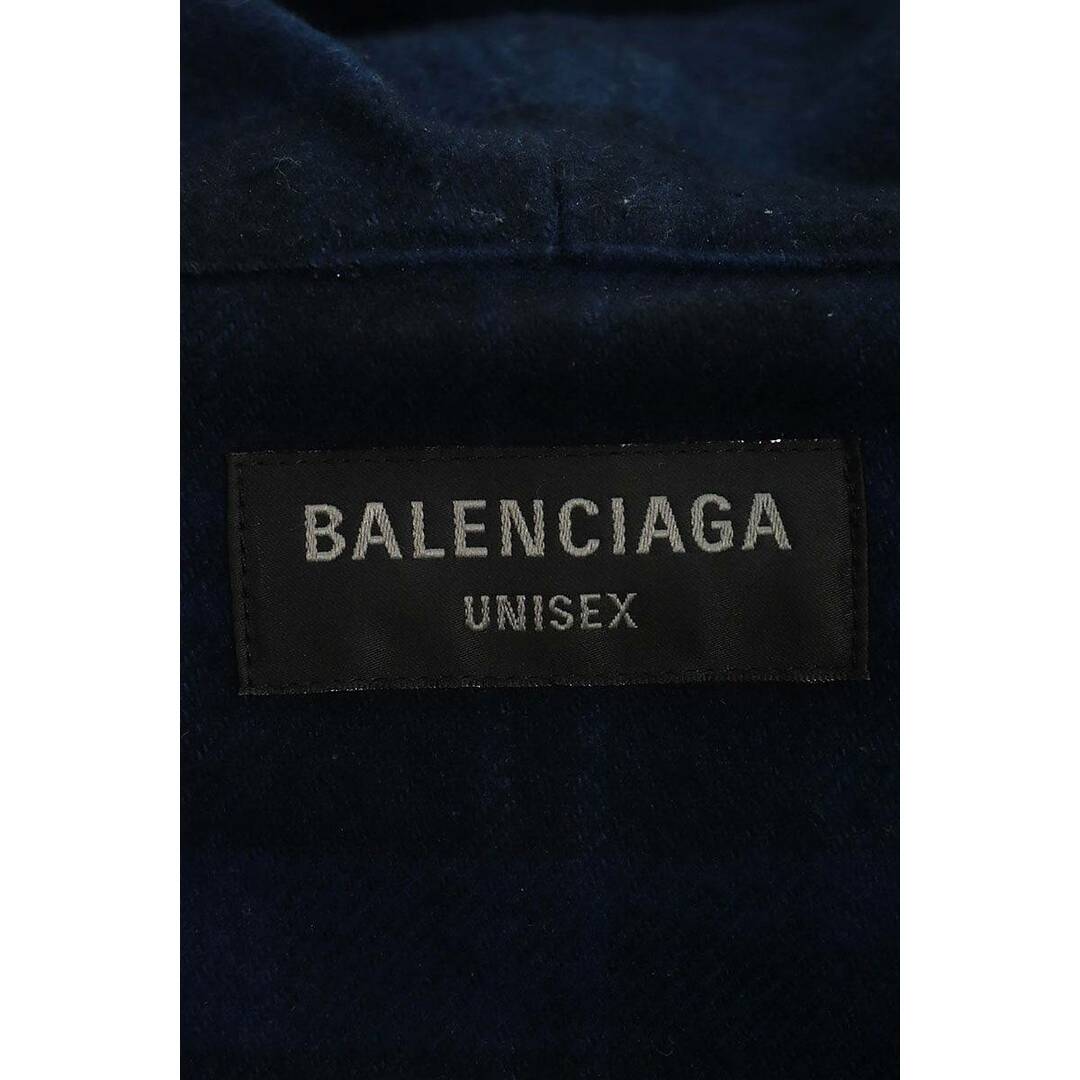 Balenciaga(バレンシアガ)のバレンシアガ  22AW  720109 TNM35 チェック柄フランネルフーディ長袖シャツ メンズ 1 メンズのトップス(シャツ)の商品写真