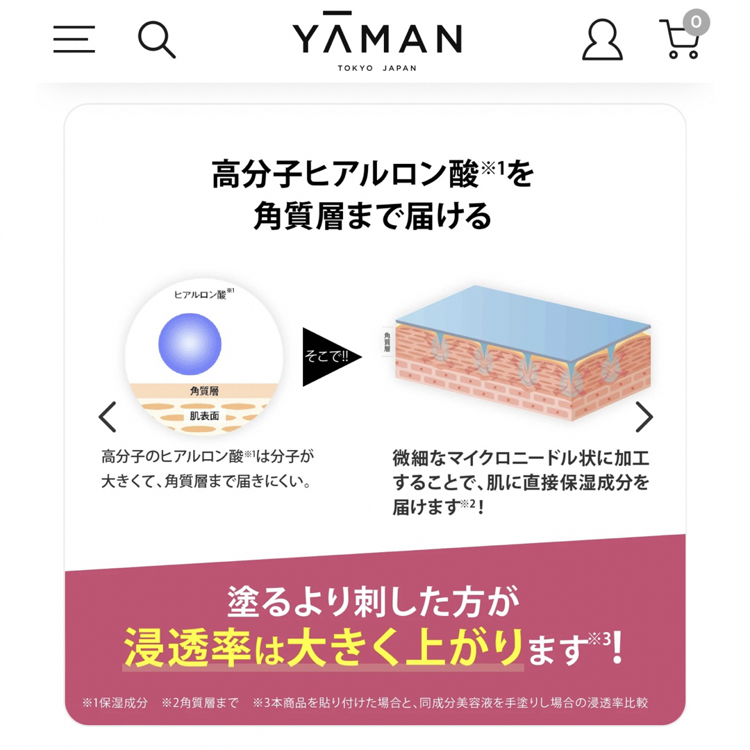 YA-MAN(ヤーマン)のヤーマン ya-man メディリフト 3Dマイクロフィラー　口元用2セット コスメ/美容のスキンケア/基礎化粧品(パック/フェイスマスク)の商品写真