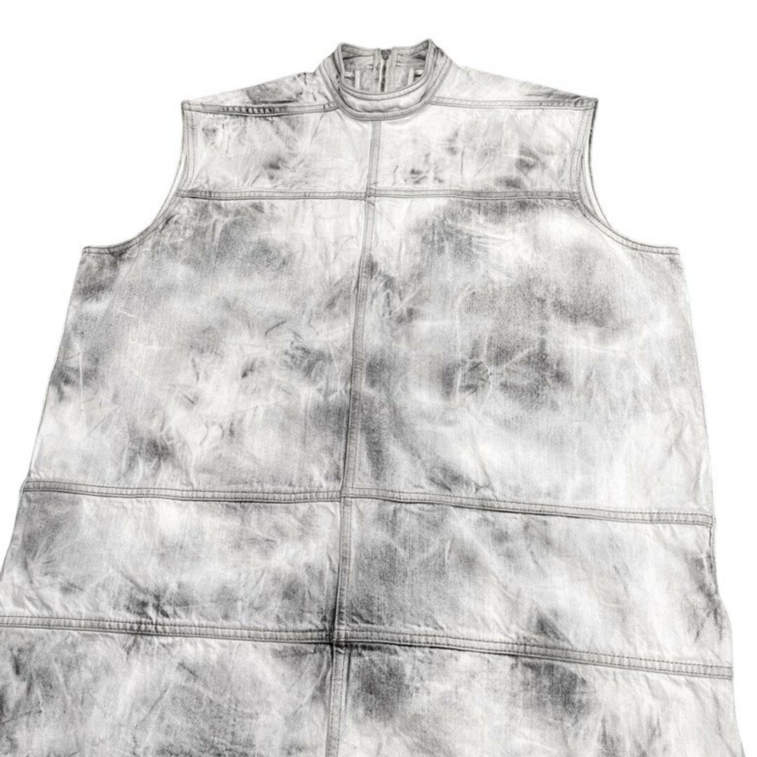 Rick Owens(リックオウエンス)のRick Owens 15SS ブリーチブラックデニムカットオフロングベスト ノースリーブ ジャケット ブルゾン リックオウエンス メンズのトップス(ベスト)の商品写真