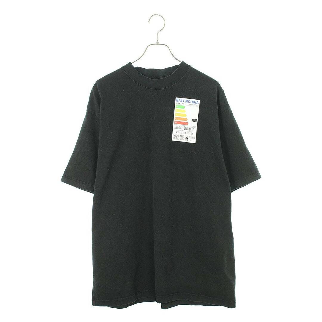 Balenciaga(バレンシアガ)のバレンシアガ  23SS  739784 TOVD7 エナジーラベルプリントTシャツ メンズ L メンズのトップス(Tシャツ/カットソー(半袖/袖なし))の商品写真