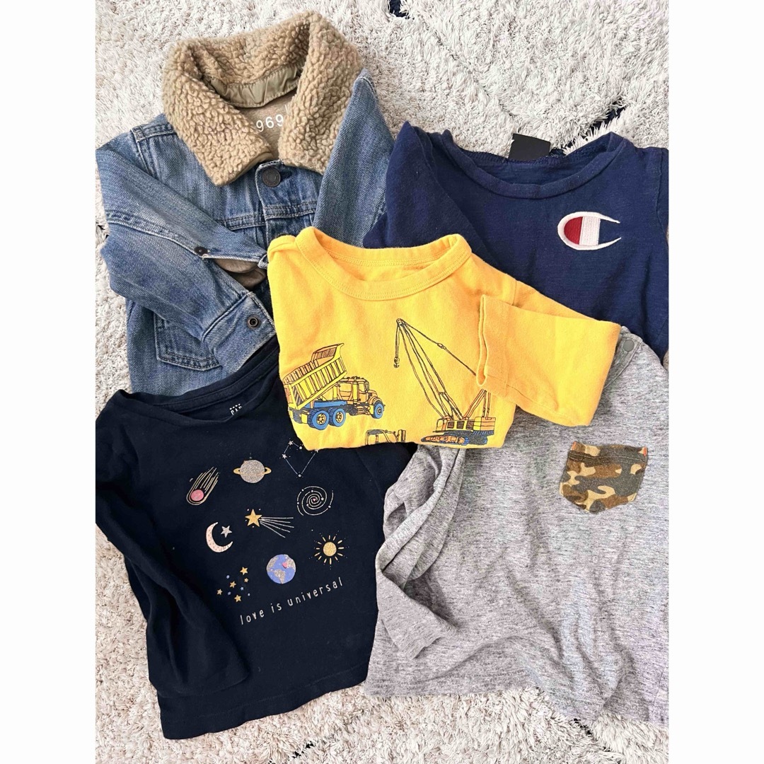 babyGAP(ベビーギャップ)のトップスまとめ売り　70-80サイズ キッズ/ベビー/マタニティのベビー服(~85cm)(Ｔシャツ)の商品写真