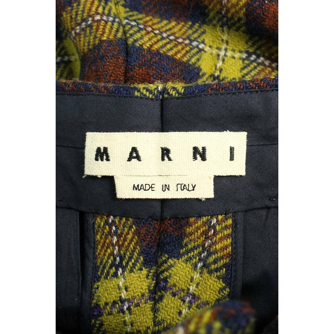 Marni(マルニ)のマルニ  17AW  M05KA0078 チェック柄ウールワイドロングパンツ メンズ 44 メンズのパンツ(その他)の商品写真