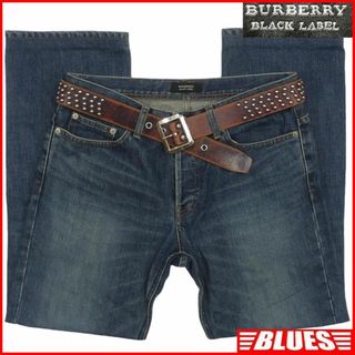 バーバリーブラックレーベル(BURBERRY BLACK LABEL)の廃盤 バーバリーブラックレーベル ジーンズ デニム W31 日本製 TJ898(デニム/ジーンズ)