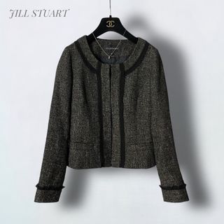 【JILL STUART】  ノーカラーツイードジャケット  入学式 卒業式