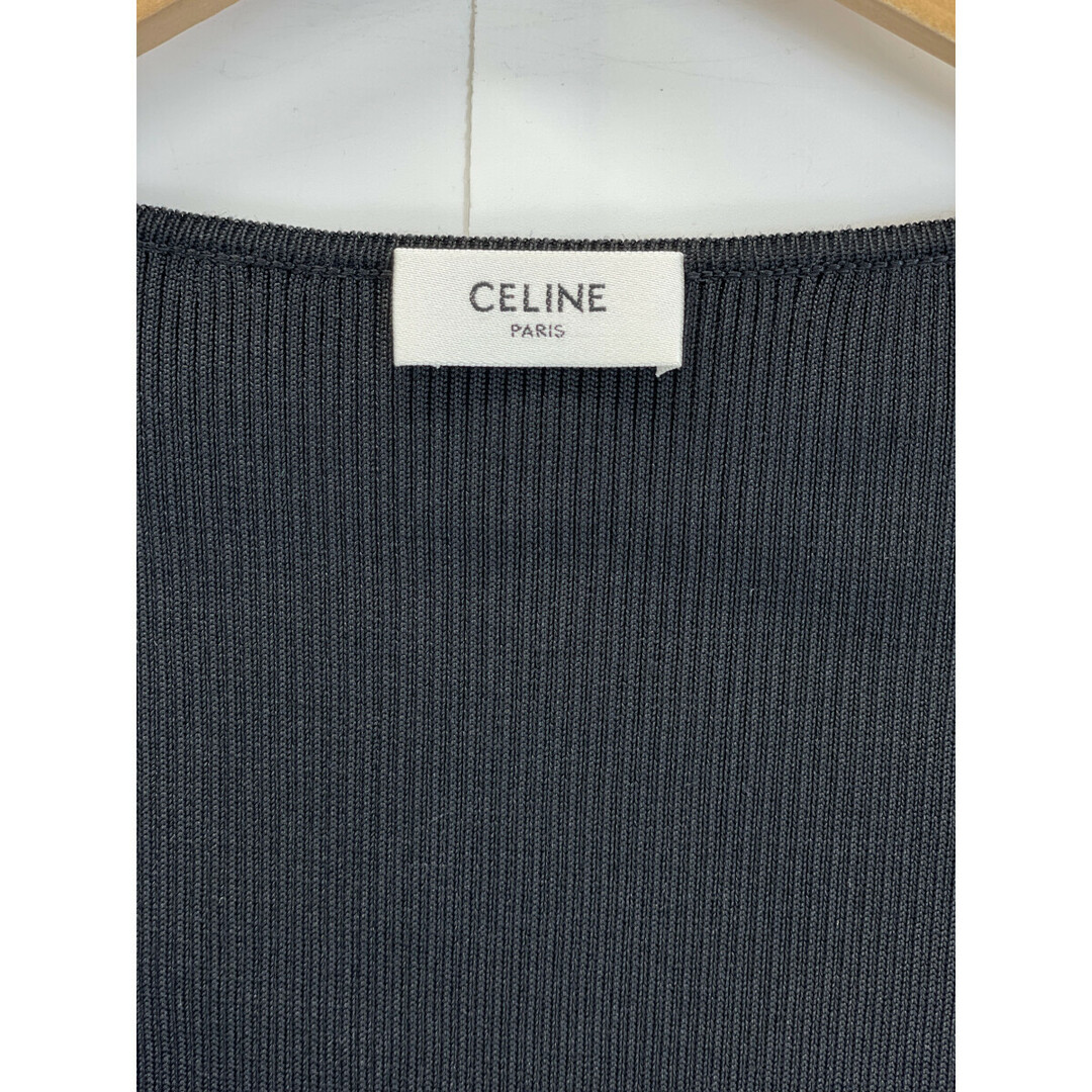 celine(セリーヌ)のセリーヌ ブラック 2A24Z880Q シルク トリオンフ クロップ丈トップ XS レディースのレッグウェア(タイツ/ストッキング)の商品写真