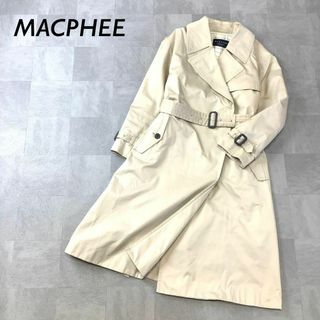 MACPHEE - MACPHEE コットン トレンチコート ライト ベージュ