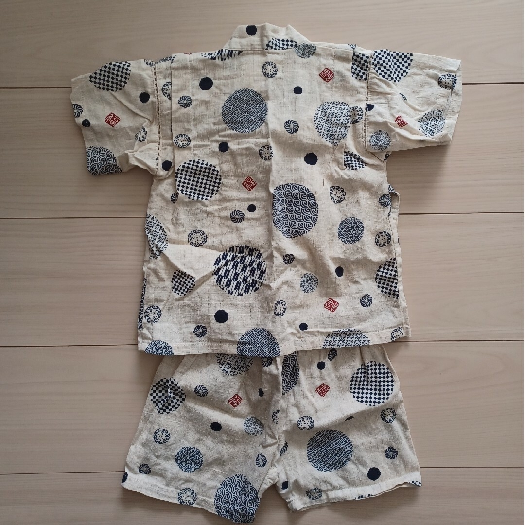 甚平　90cm キッズ/ベビー/マタニティのキッズ服男の子用(90cm~)(甚平/浴衣)の商品写真