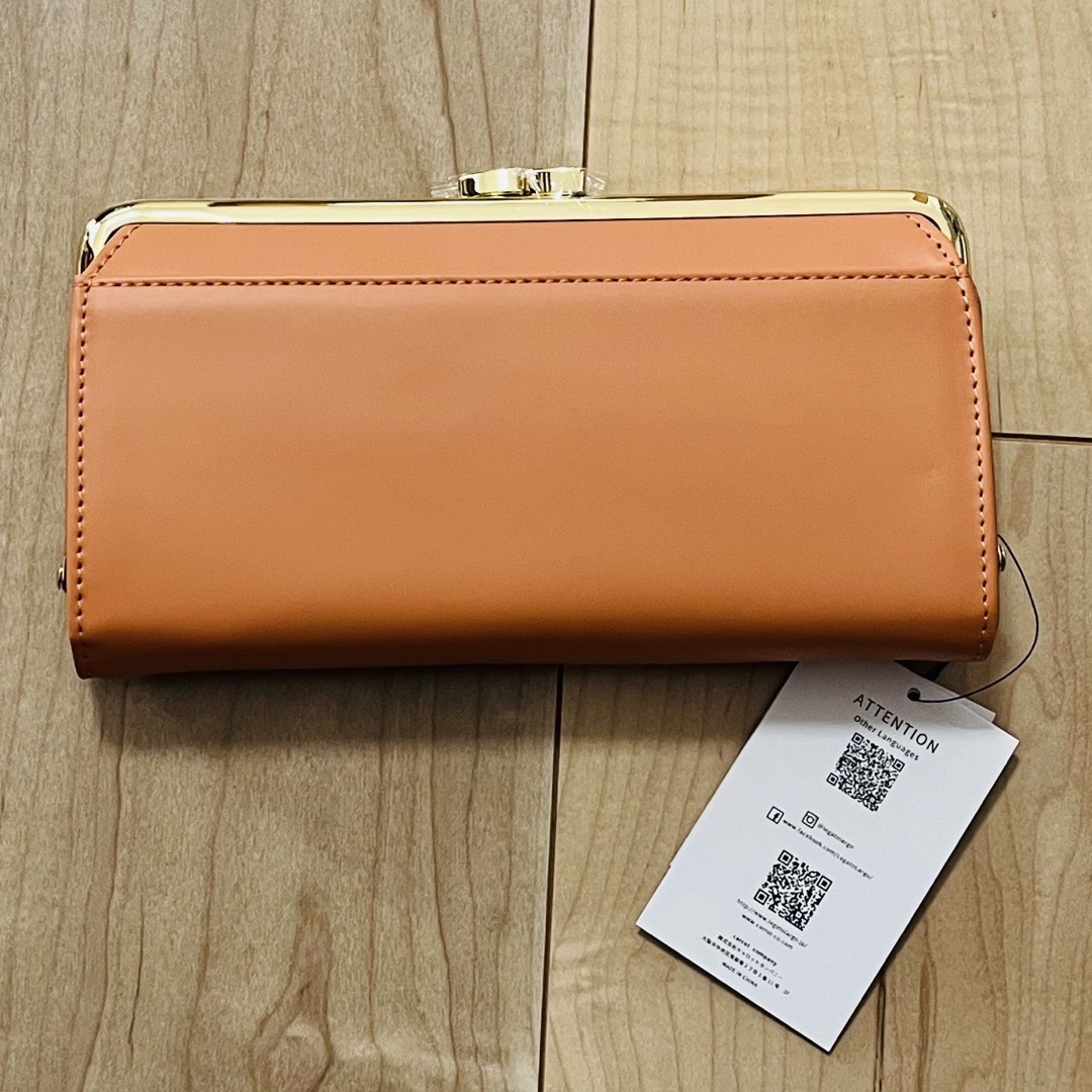Legato Largo(レガートラルゴ)の未使用　レガートラルゴ　長財布　がま口 レディースのファッション小物(財布)の商品写真