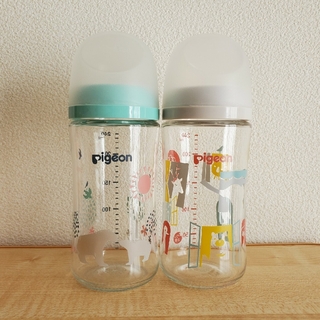 ピジョン(Pigeon)のピジョン 母乳実感 哺乳瓶 240 ml ガラス 2本(哺乳ビン)